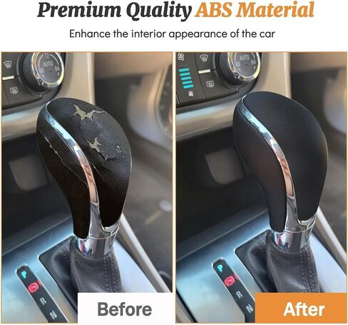 Automatic Gear Stick Shift Knob Car Gear Shifter Black Knob Cover Head Handle Lever Compatible with Buick Verano 2012-2017 for Regal GM Opel Vauxhall Insignia 2009 2010 2011 2012 2013 in Saudi Arabia