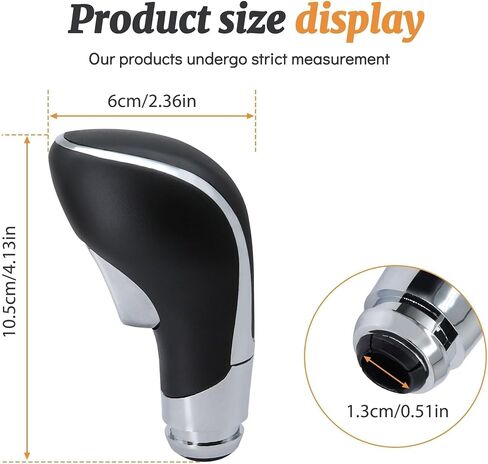 Automatic Gear Stick Shift Knob Car Gear Shifter Black Knob Cover Head Handle Lever Compatible with Buick Verano 2012-2017 for Regal GM Opel Vauxhall Insignia 2009 2010 2011 2012 2013 in Saudi Arabia