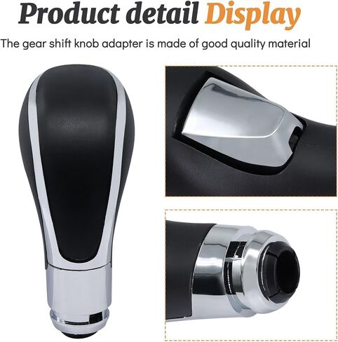 Automatic Gear Stick Shift Knob Car Gear Shifter Black Knob Cover Head Handle Lever Compatible with Buick Verano 2012-2017 for Regal GM Opel Vauxhall Insignia 2009 2010 2011 2012 2013 in Saudi Arabia
