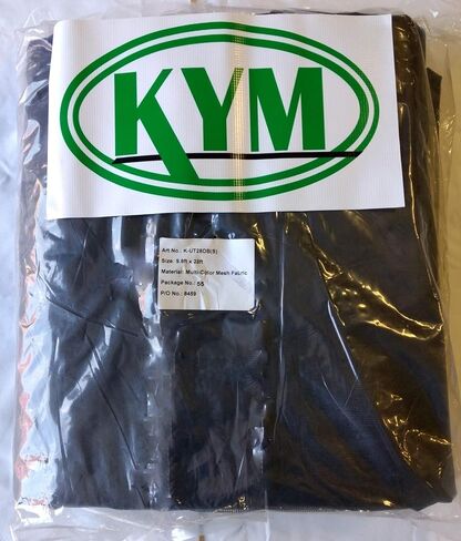 نظام قماش القنب للشاحنة القلابة ذات 4 زنبرك من الألومنيوم الكهربائي من شركة Kym Industries مع قماش القنب للأسرة التي يصل عرضها إلى 20 بوصة و110 بوصة. (شبكة سوداء، 7'6 بوصة × 18 بوصة)، T-PAT-4SP78-A in Saudi Arabia