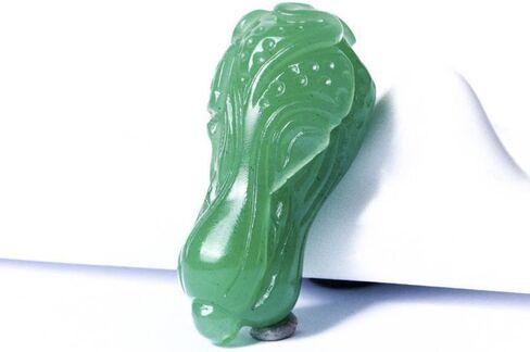 Natural Dongling Jade Cabbage Pendant Necklace (with Lanyard) for Women Yoga Genuine in Saudi Arabia