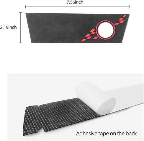 BETTERHUMZ Compatible with Audi A4 S4 B9 A5 S5 RS5 2017-2024 for Alcantara Center Console Cigarette Lighter Sticker Power Outlet USB Port Charging Panel Trim Interior Accessories (Without USB Port) in Saudi Arabia