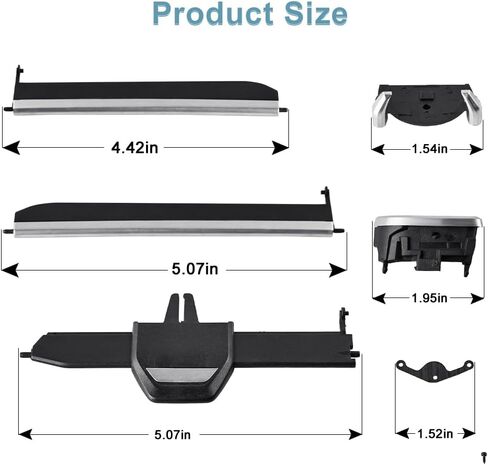 JDMON Left Front Center Air Conditioner A/C Vent Outlet Cover Trim Replacement for BMW X5 X6 X7 G05 G06 G07 2019 2020 2021 Replacement for 64119458541 in Saudi Arabia