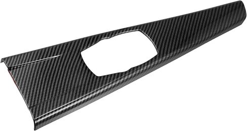 Interior Multimedia Panel Frame Trim Cover ABS Car Sticker Decal Accessories for BMW 325i 2012-2013 for BMW 328i 2012-2016 Carbon Fiber Pattern Vehicle Components in Saudi Arabia