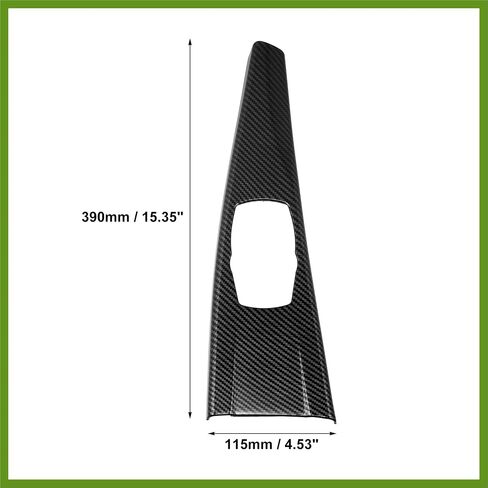 Interior Multimedia Panel Frame Trim Cover ABS Car Sticker Decal Accessories for BMW 325i 2012-2013 for BMW 328i 2012-2016 Carbon Fiber Pattern Vehicle Components in Saudi Arabia