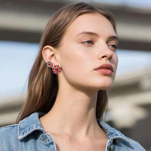 Western Earrings for Women Bohemian Turquoise Earring Set Vintage Turquoise Stud Earring Cowboy Earrings Western Country Concert Rodeo Outfits Jewelry Gift in Saudi Arabia