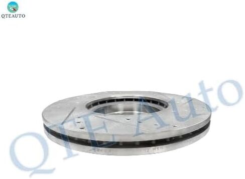 PM Auto Front 320mm Drilled Slotted Disc Brake Rotors Replacement For 2009-2013 Infiniti G37 in Saudi Arabia