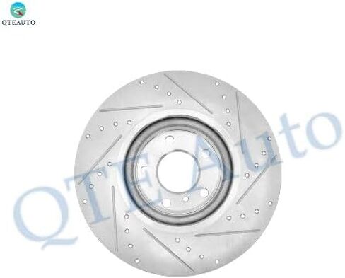PM Auto Front 320mm Drilled Slotted Disc Brake Rotors Replacement For 2009-2013 Infiniti G37 in Saudi Arabia
