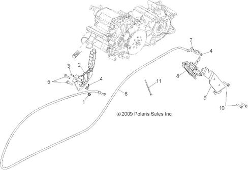 Polaris Ranger Park Brake Caliper Assembly, Genuine OEM Part 1911785, Qty 1 in Saudi Arabia