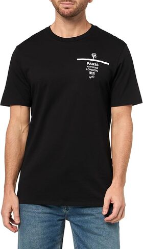 KARL LAGERFELD Men's Short Sleeve Karl Logo Crewneck Regular Fit T-Shirt in Saudi Arabia