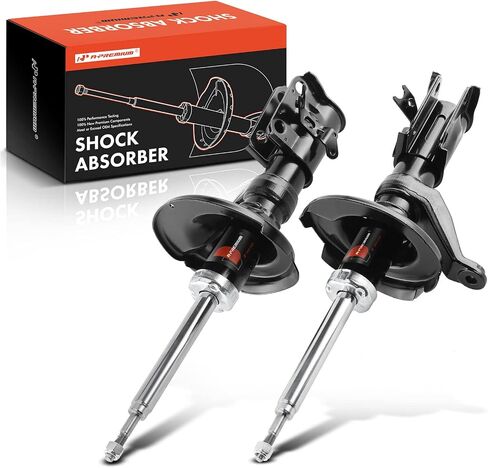 A-Premium Front Pair [2] Strut Assembly Compatible with Honda Civic 2002 2003 2004 2005, Driver and Passenger Side in Saudi Arabia