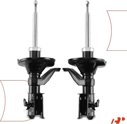 A-Premium Front Pair [2] Strut Assembly Compatible with Honda Civic 2002 2003 2004 2005, Driver and Passenger Side in Saudi Arabia