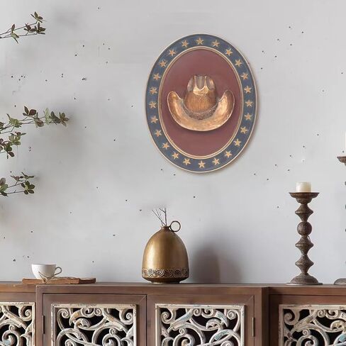 Esvinte Vintage Wall Sculpture Antique Decoration Pediment Hallway Art Statue for Living Room Office Bedroom Gallery,Handmade Gift Aesthetic Design Royal Scheme (Black & Bronze Scepter) in Saudi Arabia