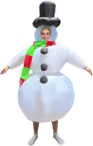 Snowman Costume Blow Up Costumes For Adults inflatable christmas costume For Halloween CosPlay Party in Saudi Arabia