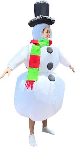 Snowman Costume Blow Up Costumes For Adults inflatable christmas costume For Halloween CosPlay Party in Saudi Arabia