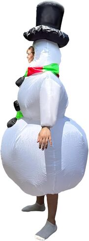Snowman Costume Blow Up Costumes For Adults inflatable christmas costume For Halloween CosPlay Party in Saudi Arabia