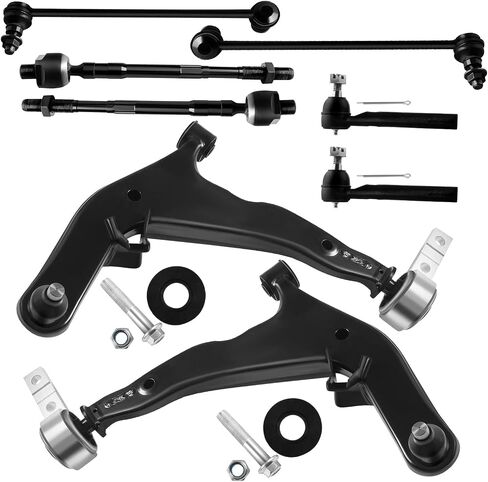SCITOO 8-PC SET Suspension Kit For Nissan Murano Front Lower Control Arm And Ball Joint Front Inner Tie Rod End Front Outer Tie Rod End Front Sway Bar End Link in Saudi Arabia