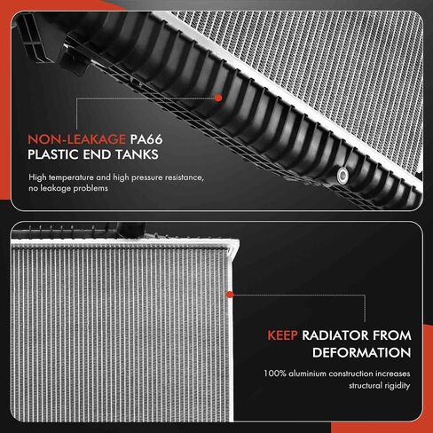 A-Premium Engine Coolant Radiator Assembly with Transmission Oil Cooler Compatible with Suzuki Grand Vitara 2009-2013, Automatic Transmission in Saudi Arabia