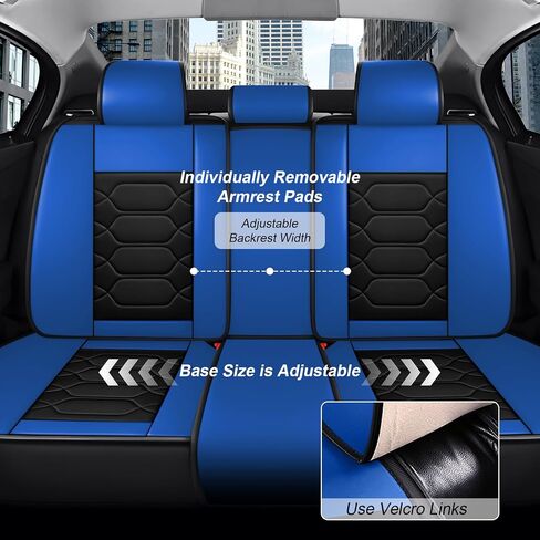 Car Seat Covers Full Set for Chrysler 300 2005-2023,Durable Waterproof Luxury Universal,Easy to Install Napa Leather Cover Set for Cars,Front Seats,Black Red in Saudi Arabia