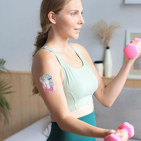 25pcs Adhesive Patches for Dexcom G6, Spring Flower Print Waterproof Overpatches Covers Breathable CGM Sensor Patches Tape Stickers Compatible with Dexcom G6 (5 Styles) in Saudi Arabia