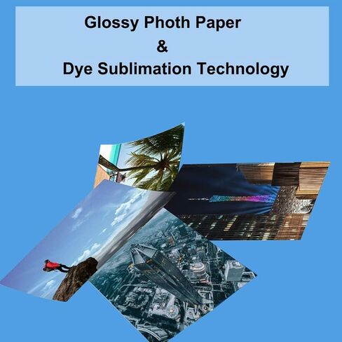 NineLeaf Compatible for Canon Selphy CP1500 CP1300 Ink and Paper KP-108IN KP108 3 Color Ink Cartridges and 108 Sheets 4x6 Photo Paper Glossy for Selphy CP1200 CP1000 CP910 CP900 CP810 Photo Printer in Kuwait