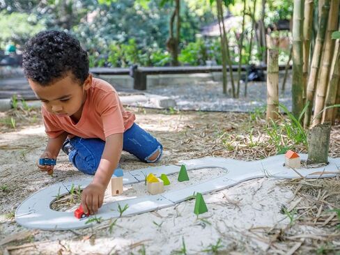 PlanToys Rubber Road & Rail Adaptor Tracks (6327) in Kuwait