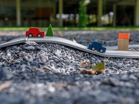 PlanToys Rubber Road & Rail Adaptor Tracks (6327) in Kuwait
