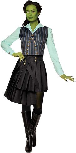 زي Spirit Halloween Wicked Adult Elphaba التنكري، مرخص رسميًا in Saudi Arabia