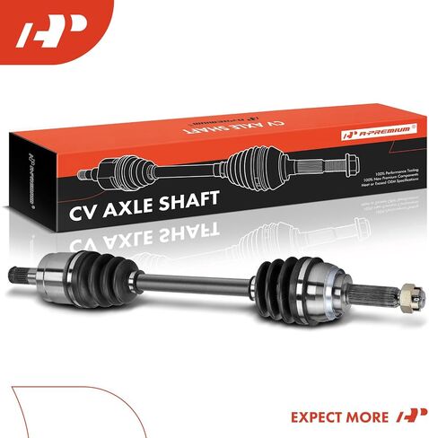 مجموعة عمود المحور A-Premium CV متوافقة مع موديلات Hyundai 1992-1995، Dodge، Mitsubishi، Eagle & Plymouth - Elantra، Cordia، Mirage، Summit، Colt، 1.5L 1.6L - جانب الركاب الأمامي الأيمن in Saudi Arabia