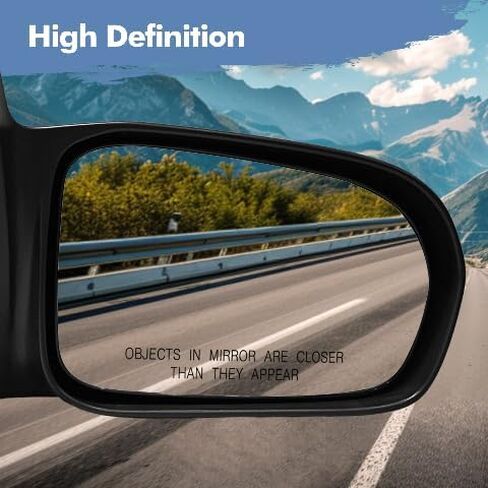 PM Auto Right Passenger Side Power Non-Folding View Mirror Light Textured For 2001-2005 Honda Civic in Saudi Arabia