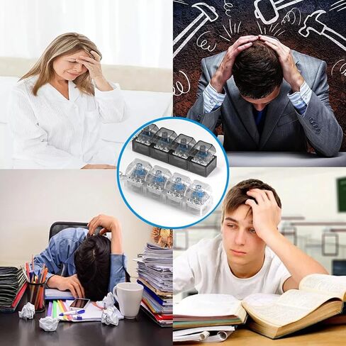 2 Pcs Quiet Keyboard Fidget Toy Fidget Clicker for Relieve Anxiety Decompression Toys with LED Lights Keychain Stress Relief in Kuwait