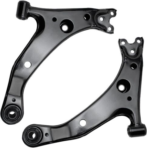 Detroit Axle - Front 2pc Control Arms for Toyota 1996-2002 Corolla, 1998-2002 Chevrolet Prizm, 1996-1997 Geo Prizm, 2 Lower Control Arms Assembly Set Replacement in Saudi Arabia