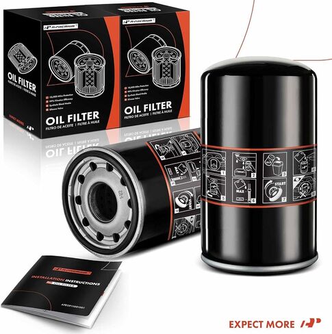 A-Premium 2-PC 10K Miles Protection Spin On Oil Filter Compatible with Ford F-250, F-250 HD, F-250 Super Duty, F-350, F-350 Super Duty, F-450 Super Duty, F-550 Super Duty & International Harvester in Saudi Arabia