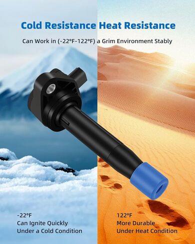 ملفات ملف الإشعال ECCPP UF669 1 قطعة، لـ Volt 1.4L 2011-2015، لـ Trax 1.4L 2013-2017، لـ Sonic 1.4L 2012-2017، لـ Buick Encore 1.4L 2013-2017 C1810 UF669 in Kuwait