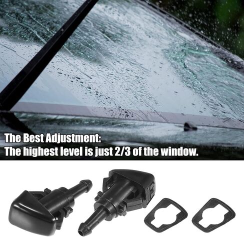 X AUTOHAUX 9 قطعة ممسحة زجاج أمامي فوهة غسالة رذاذ طائرة عدة 47230 لسوبارو امبريزا 2008-2012 in Saudi Arabia