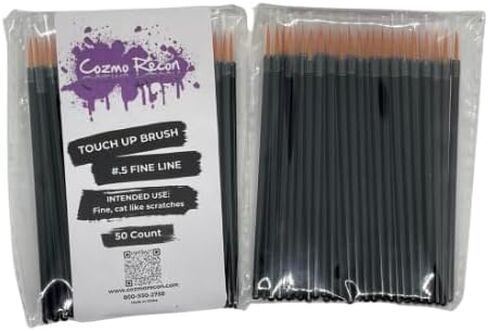 Automotive Touch Up Brush, Disposable- #.5 Fine Tip, 100 Pieces, Used for Automotive Touch Up Painting, Nail Art, Crafts, DIY Touch Up (Pack of 100) in Saudi Arabia