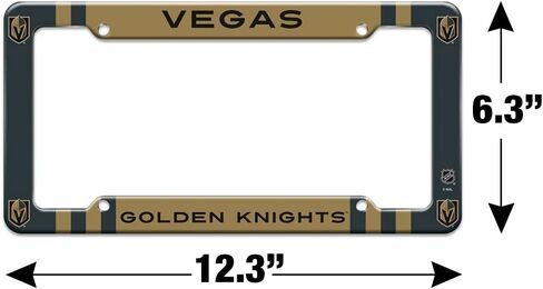 الرسومات والمزيد من إطار علامة لوحة الترخيص المخططة من Vegas Golden Knights Grill in Saudi Arabia