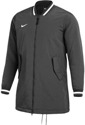 Nike Men's Dugout Water Repellent Loose Fit Insulated Jacket, Grey/White, Medium in Saudi Arabia