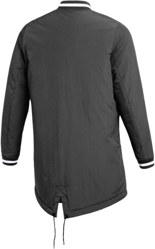 Nike Men's Dugout Water Repellent Loose Fit Insulated Jacket, Grey/White, Medium in Saudi Arabia