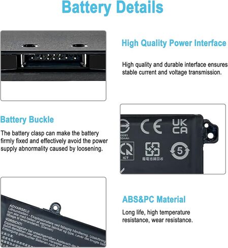 56Wh C41N2010 Replacement Laptop Battery for ASUS ROG Strix G15 G513IH G513QE G513QC G513IH-HN034R G513QC-HN008T G17 G713QE G713QE-HX023T Series 0B200-03890000 4ICP4/63/103 3620mAh 15.48V in Saudi Arabia