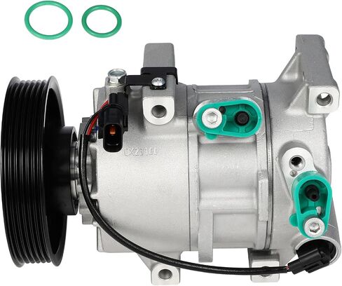 CCIYU A/C Compressor with Clutch A/C Air Compressor for Car 2012-2016 for Hyundai Accent 1.6L,2012-2015 for Kia Rio 1.6L Air Conditioning Compressor for 178324 in Saudi Arabia