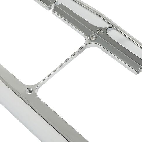 KUAFU Chrome Headlight Bezel Compatible with Kenworth T400 T600 T800 W900B W900L Peterbilt 378 379 Western Star 4900 Freightliner FLD Classic XL for 4" x 6" Rectangular Dual Headlamp w/Visor in Saudi Arabia
