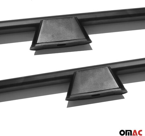OMAC Roof Rack Rails Cross Bars Set for RAM ProMaster City 2015-2022 Black 4 Pcs in Saudi Arabia