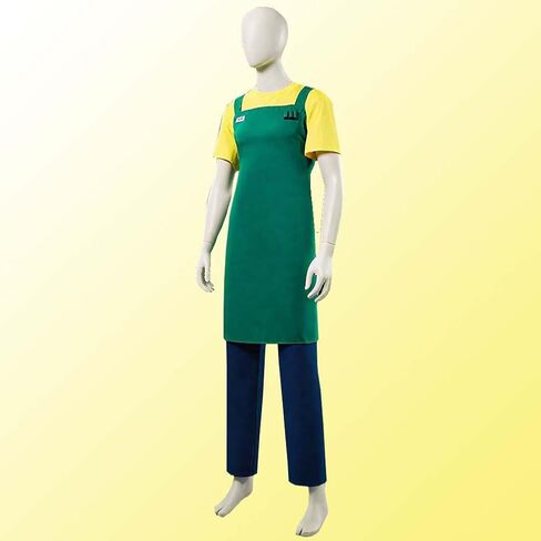 Halloween Sakamoto Men's Anime Cosplay Costume Top Pants Apron Suit With Wig and Glasses in Saudi Arabia