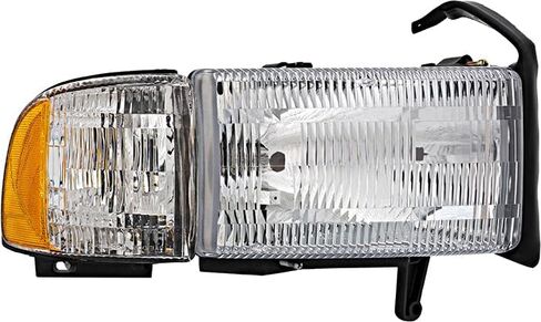 For Dodge Ram Pickup Headlight 1994 1995 1996 1997 1998 1999 2000 2001 2002 Driver and Passenger Side Headlamp Assembly Replacement in Saudi Arabia