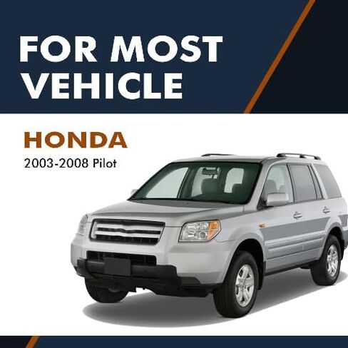 مجموعة PM Auto مكونة من 12 دوارات فرامل قرصية أمامية 300 مم - خلفية 313 مم محفورة - طقم وسادة الفرامل السيراميكية لاستبدال 2003-2008 Honda Pilot in Saudi Arabia
