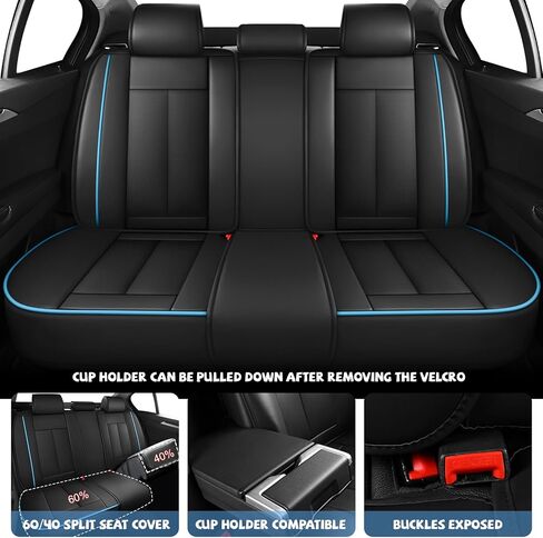 أغطية مقاعد السيارة من ILMO مصممة خصيصًا لسيارة Ford Explorer 2004-2025 - أغطية كراسي السيارات المتوافقة مع الوسائد الهوائية - غطاء مقاعد شامل كليًا (بيج وبني، مجموعة كاملة) in Saudi Arabia