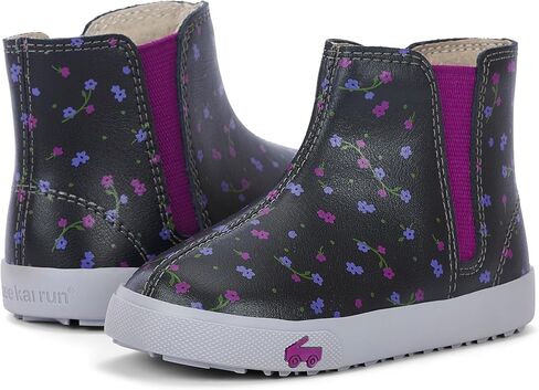 See Kai Run - حذاء رياضي Keegan II للأطفال الصغار، زهور سوداء، مقاس 9.5 in Kuwait