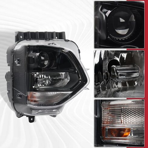 Halogen Projector Non-LED Headlight Assembly Compatible with 2019 2020 Hyundai Santa Fe SE/SEL Models Right Passenger Side 92102-S2000 HY2503232 in Saudi Arabia