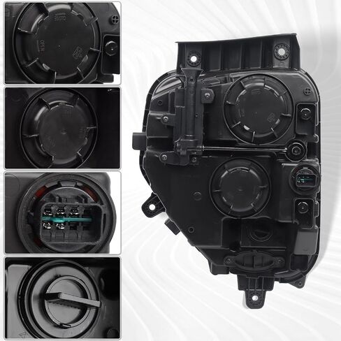 Halogen Projector Non-LED Headlight Assembly Compatible with 2019 2020 Hyundai Santa Fe SE/SEL Models Right Passenger Side 92102-S2000 HY2503232 in Saudi Arabia